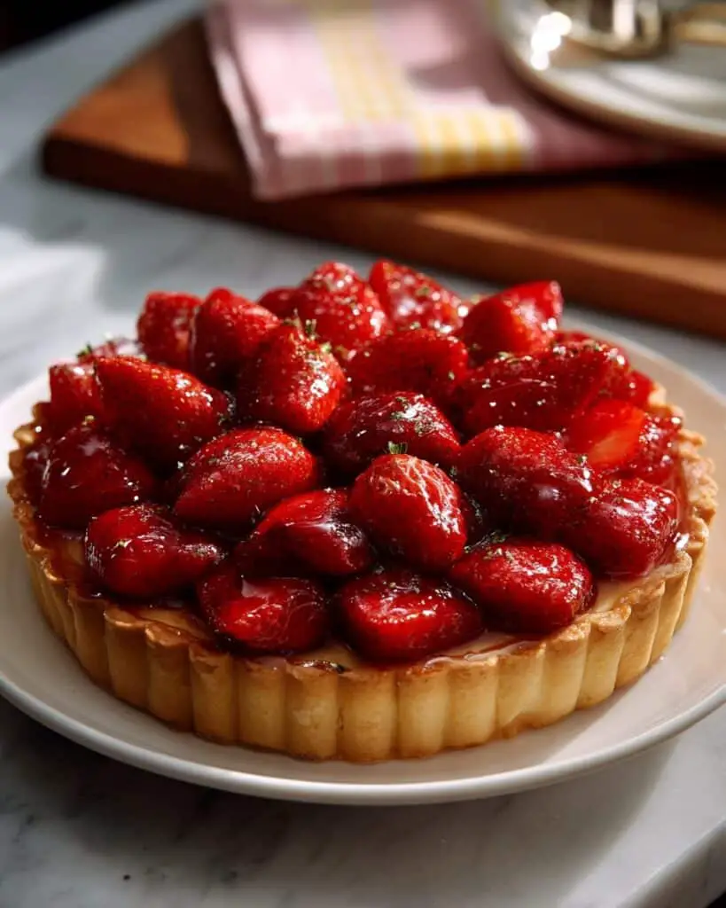Sweet and Juicy Strawberry Pie Recipe