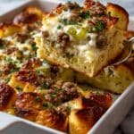 Green Chile Sausage Breakfast Casserole Recipe