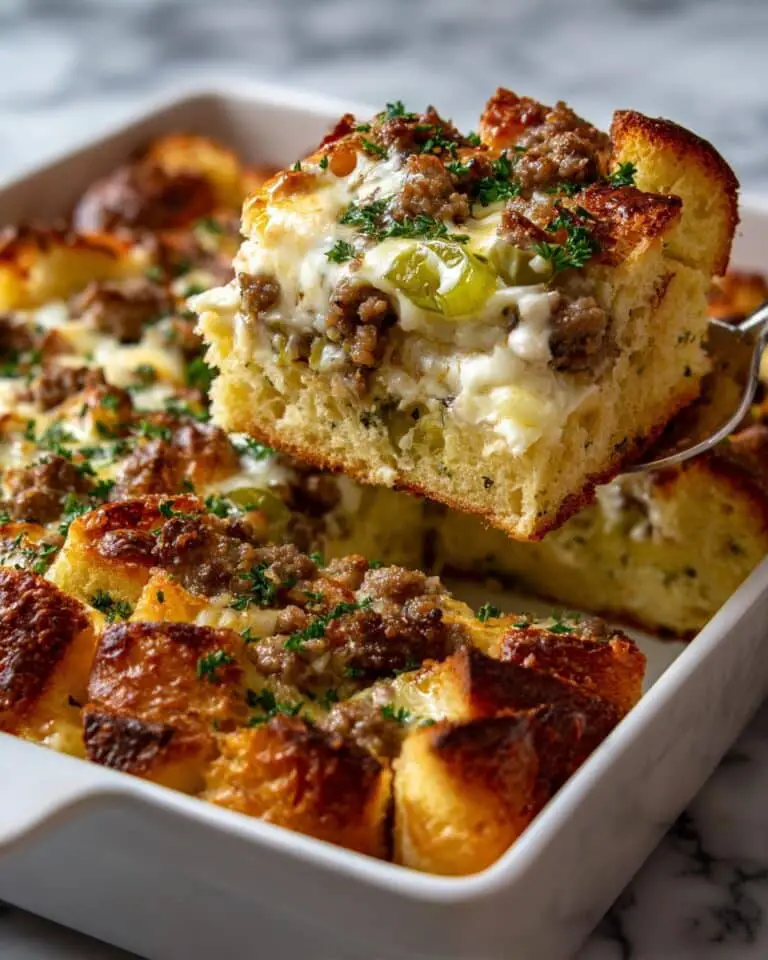 Green Chile Sausage Breakfast Casserole Recipe