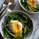 Arugula and Asparagus Breakfast Bowl Recipe