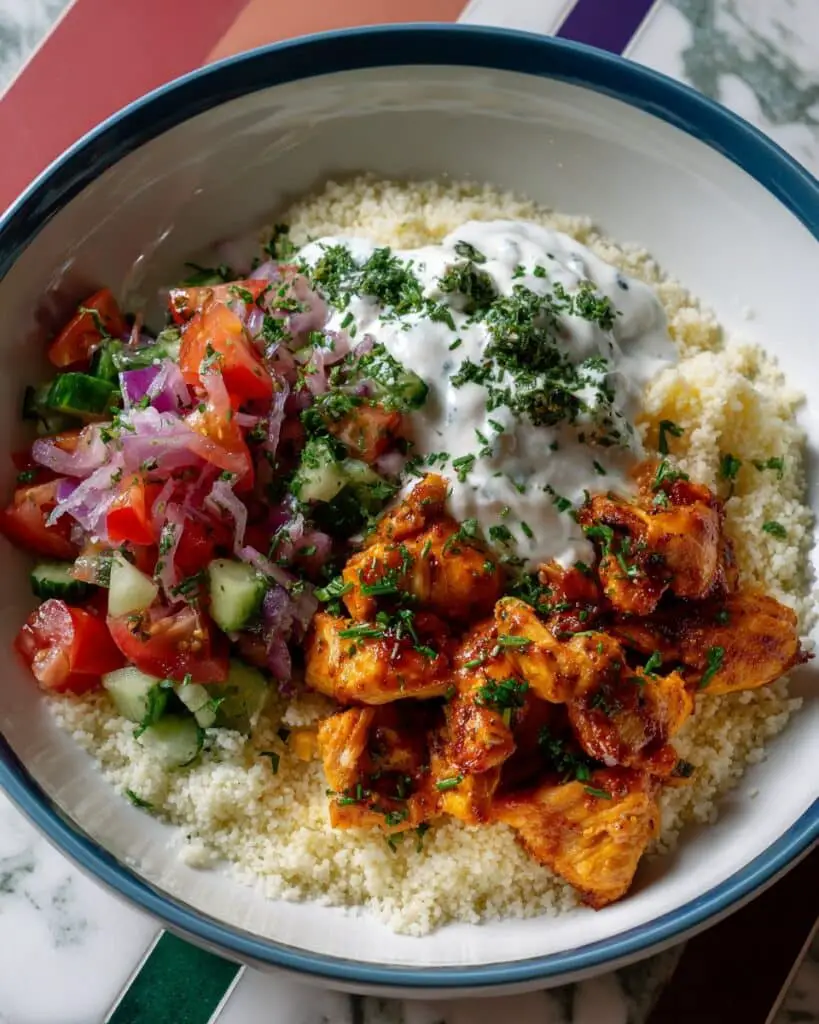 Moroccan Chicken Couscous Bowl Recipe