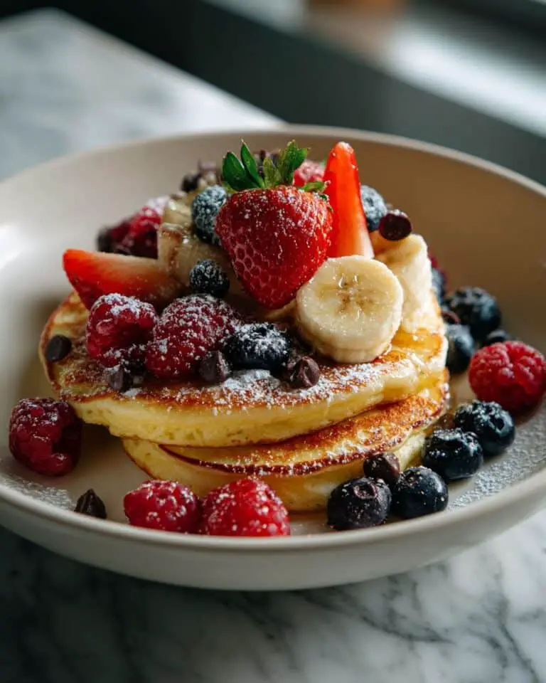 Mini Pancake Cereal Bowl Recipe