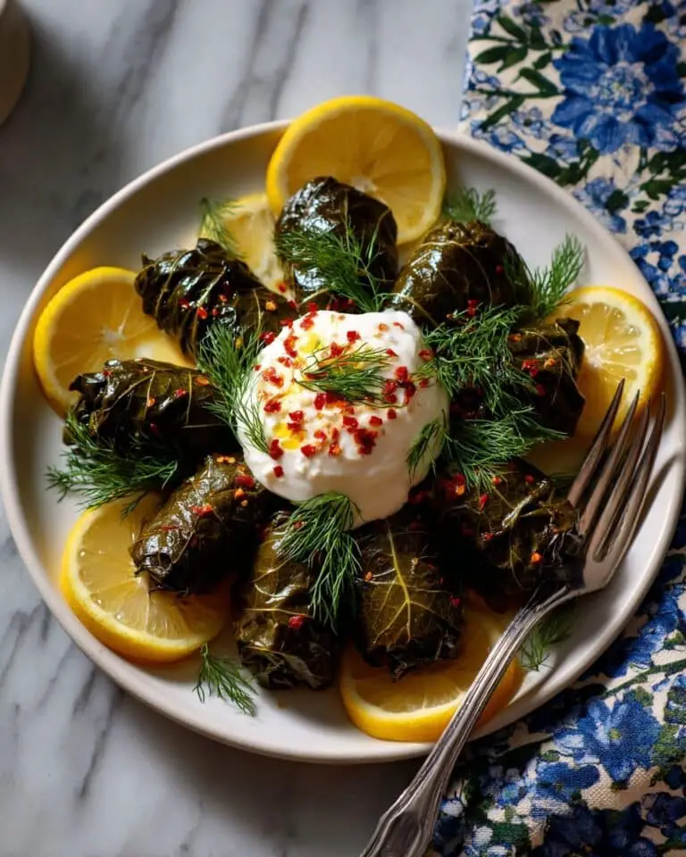 Delicious Stuffed Grape Leaves Recipe