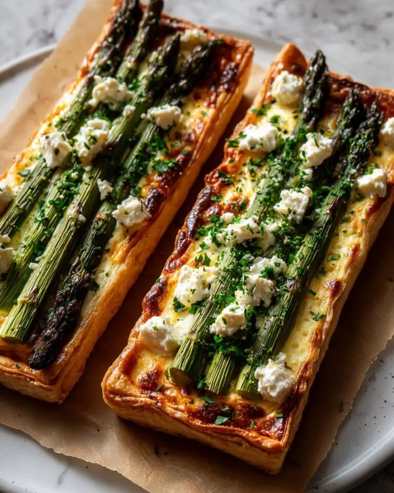 Asparagus and Goat Cheese Tart Recipe