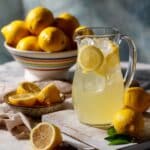 Old Fashioned Homemade Lemonade (The Lemon Peel Trick) Recipe