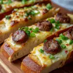 Cheesy Pepper Stuffed Baguette Recipe