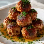 Garlic Herb Chicken Meatballs Recipe