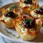Brie and Cranberry Phyllo Cups Recipe