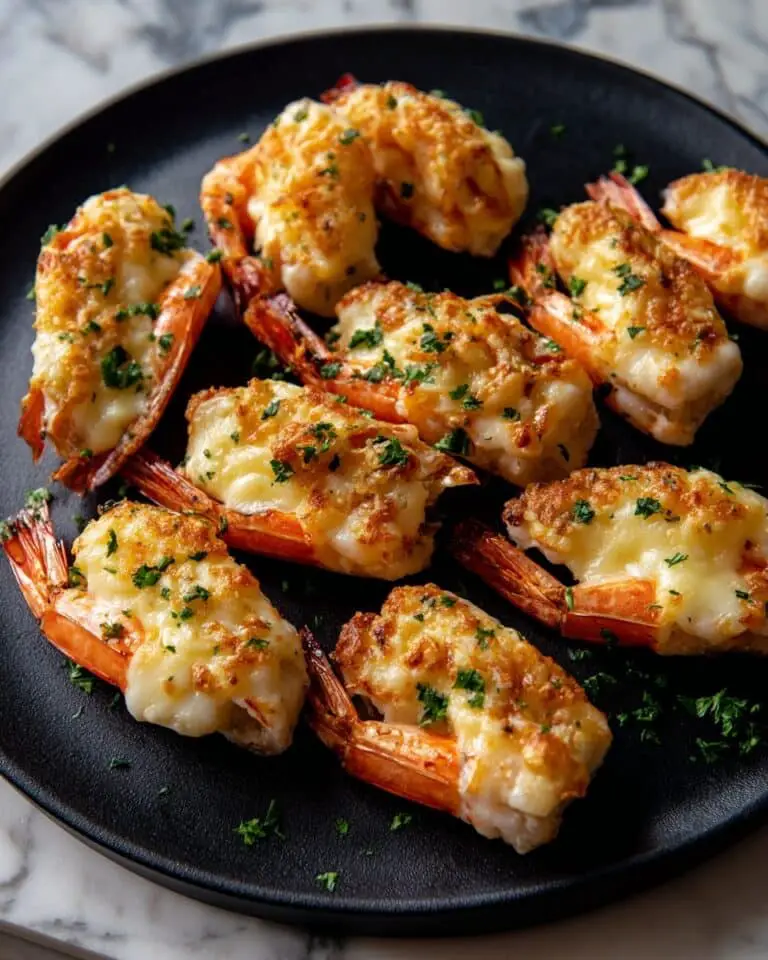 Cheesy Baked Tiger Shrimp Recipe
