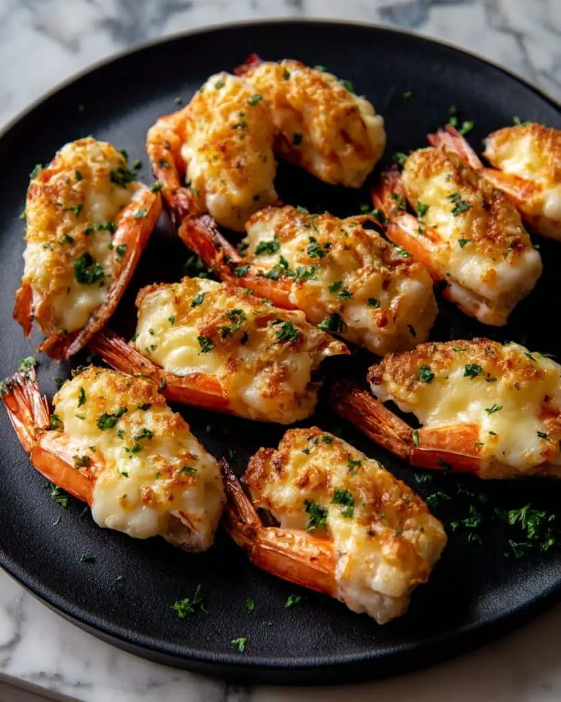 Cheesy Baked Tiger Shrimp Recipe
