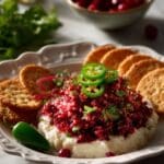Cranberry Jalapeño Dip with Cream Cheese (No-Cook) Recipe