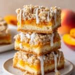 Peach Pie Crumb Bars Recipe