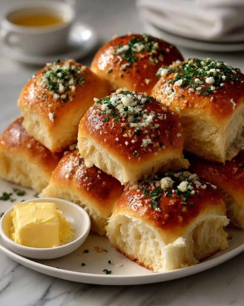 Garlic Butter Dinner Rolls Recipe