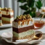 Vegan Pistachio Mousse Cake Recipe