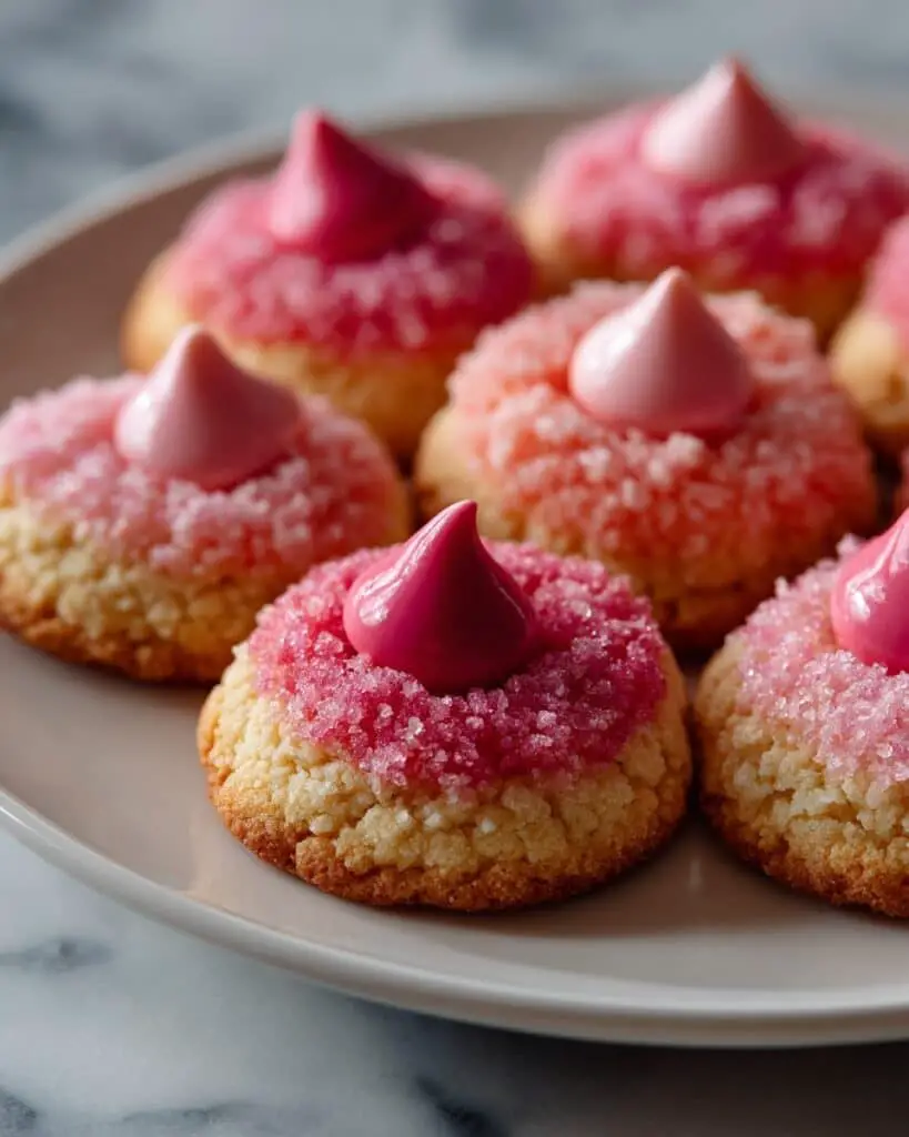 Strawberry Kiss Cake Mix Cookies Recipe