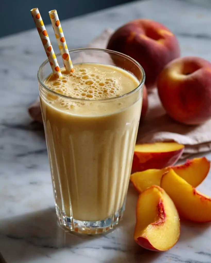 Creamy Peach Smoothie Recipe