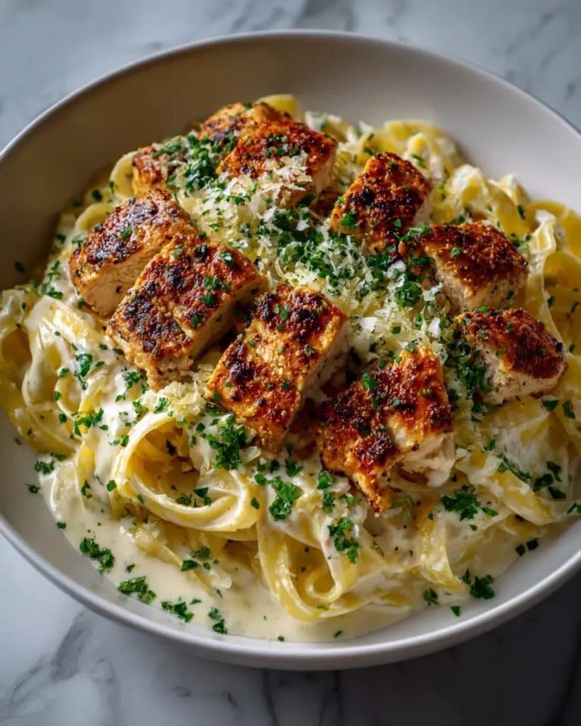 Garlic Parmesan Chicken Alfredo Recipe