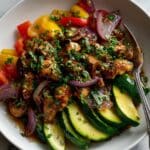 10 Minute Roasted Chicken and Vegetables - Air Fryer Recipe