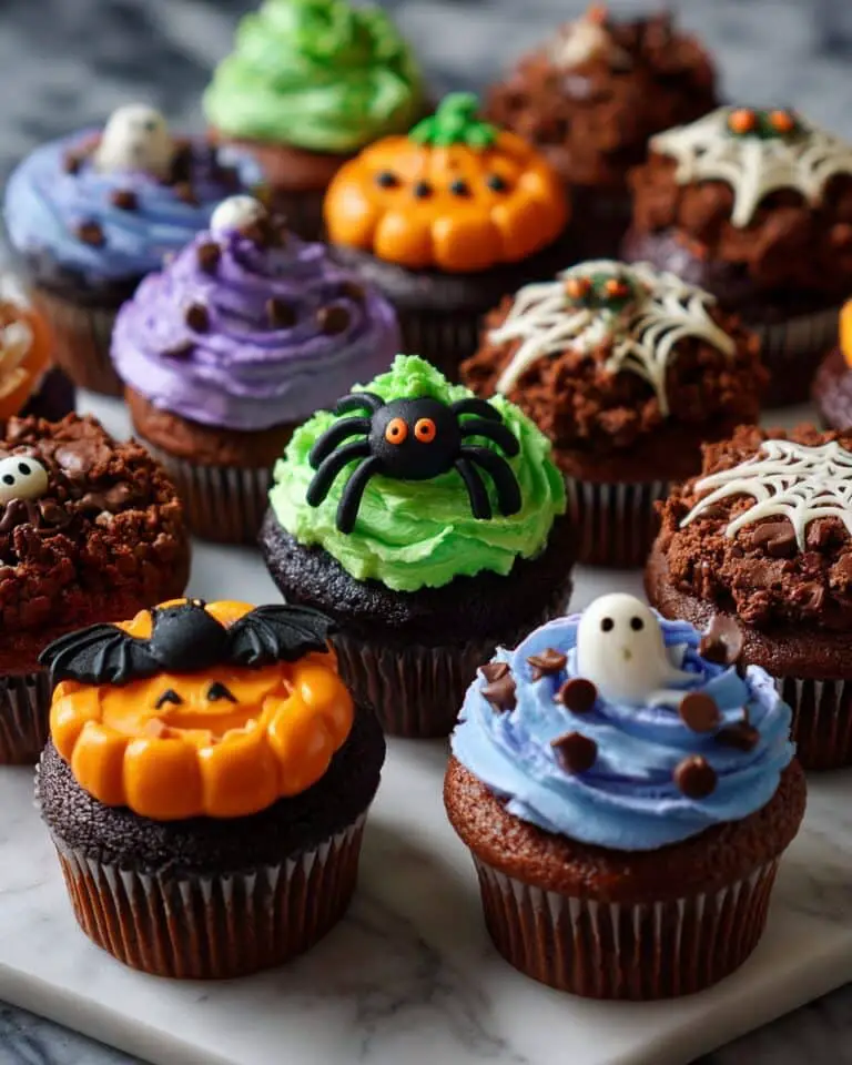 Halloween Decorated Cupcakes: Spooktacular Treats Recipe