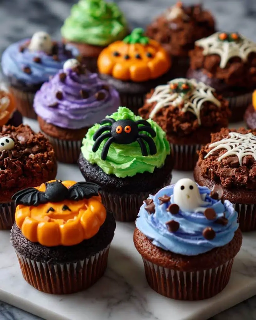 Halloween Decorated Cupcakes: Spooktacular Treats Recipe