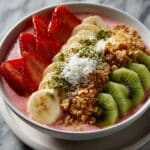 Strawberry Kiwi Smoothie Bowl Recipe