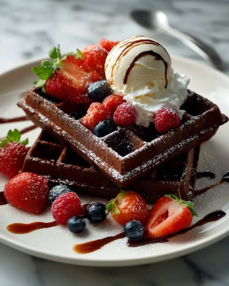 Indulgent Chocolate Waffles Recipe