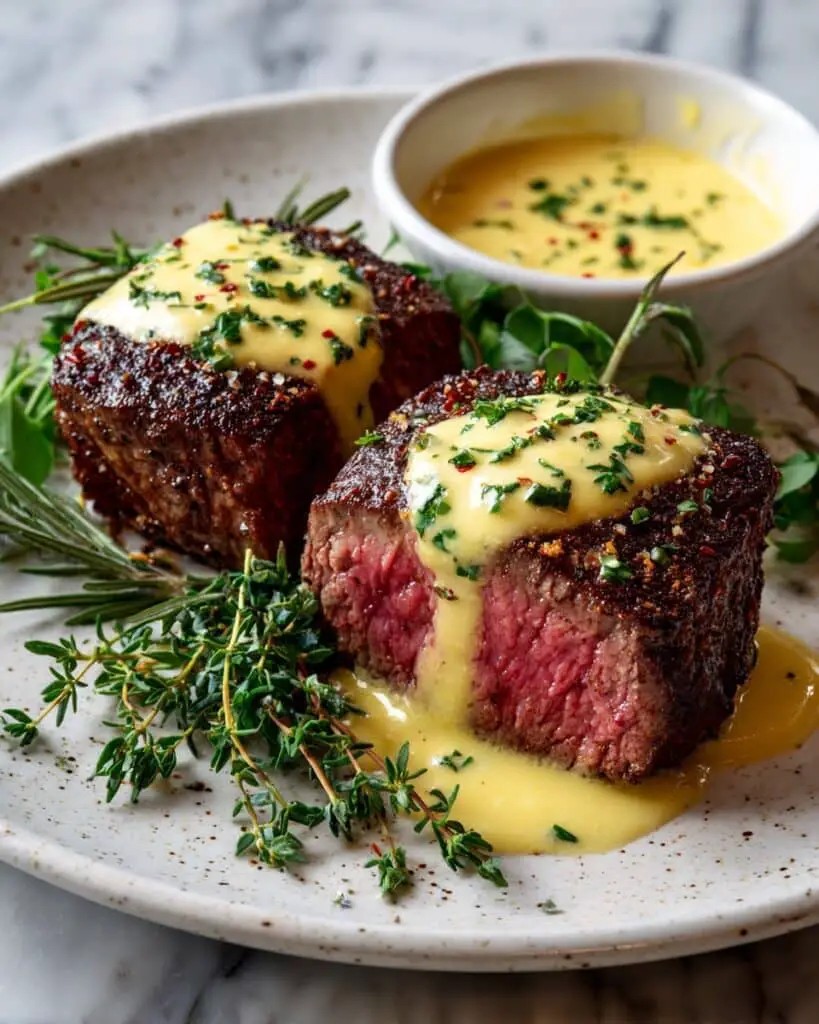 Beef Fillet with Easy Béarnaise Sauce Recipe
