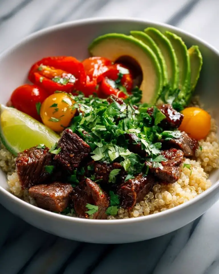 Beef Quinoa Power Bowl Recipe