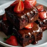 Chocolate Covered Strawberry Brownies Recipe