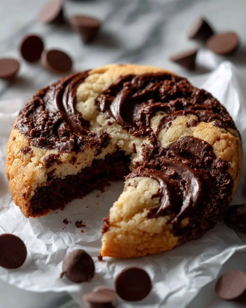 Perfect Peanut Butter Brownie Swirl Cookies Recipe