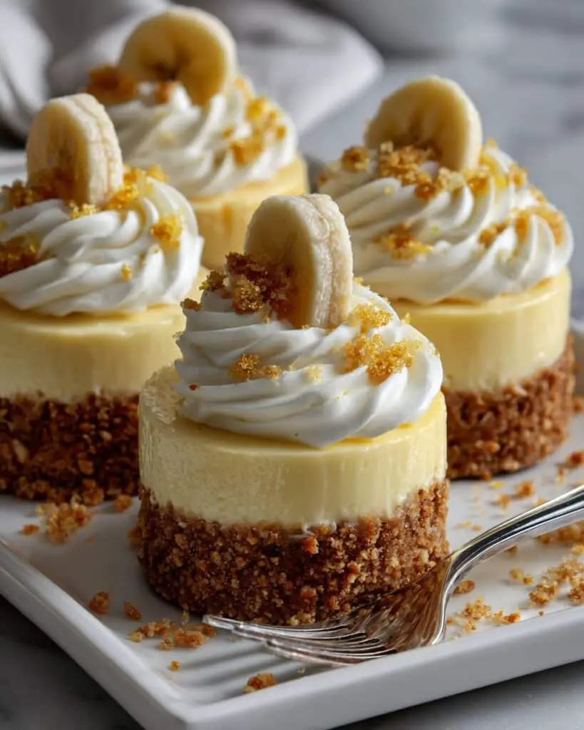 Mini Banana Pudding Cheesecakes Recipe