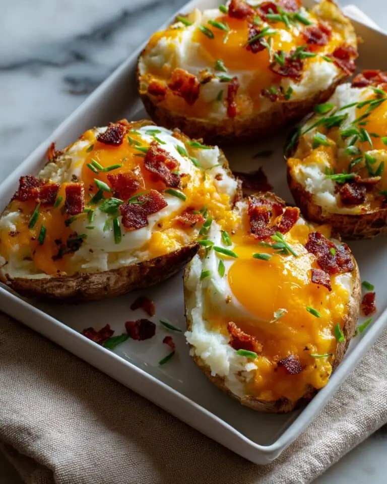 Twice Baked Loaded Breakfast Potatoes Recipe