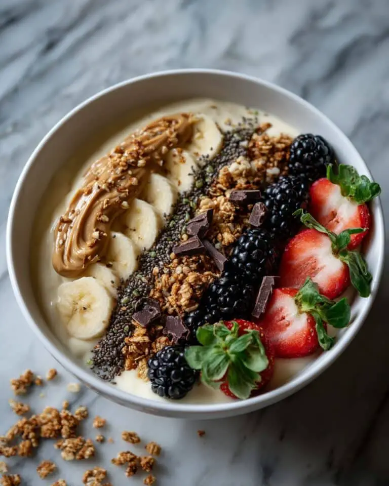 Creamy Greek Yogurt Peanut Butter Bowl Recipe