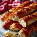 Homemade Soft Breadsticks Recipe