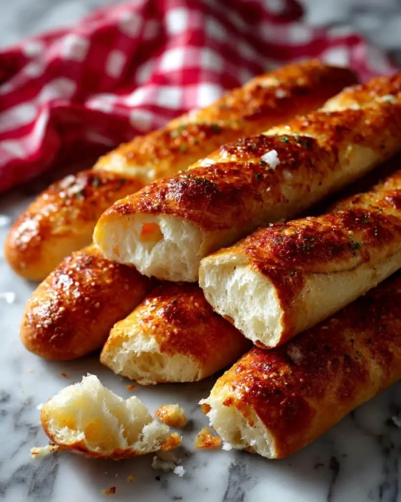Homemade Soft Breadsticks Recipe
