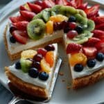 Vibrant Fruit Pizza with Sweet Cream Cheese Batter Recipe