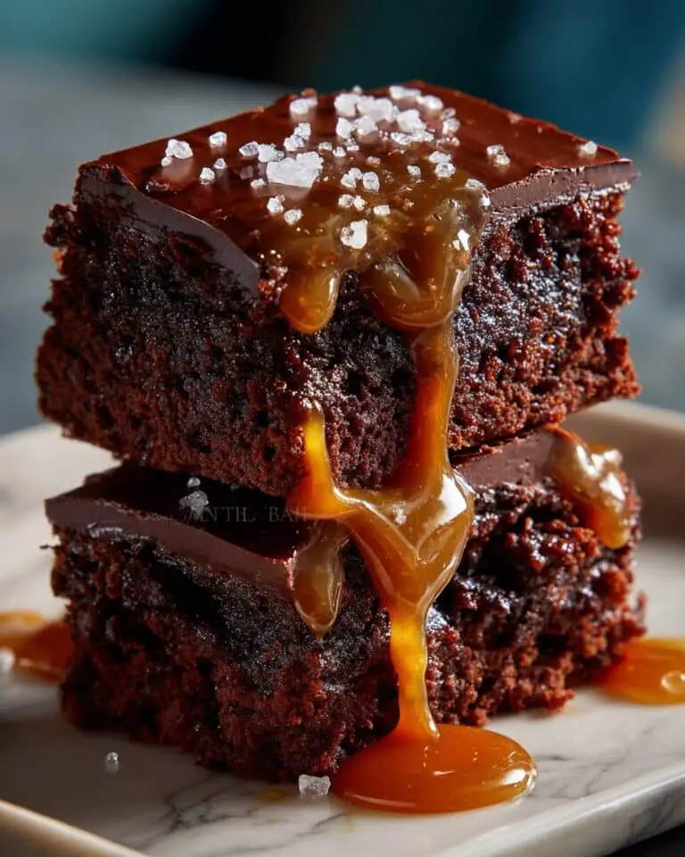 Coffee Caramel Swirl Brownies Recipe
