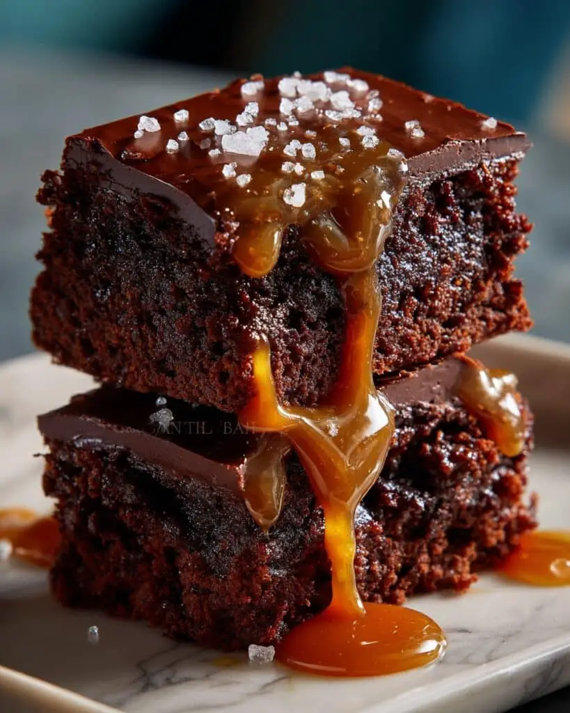 Coffee Caramel Swirl Brownies Recipe
