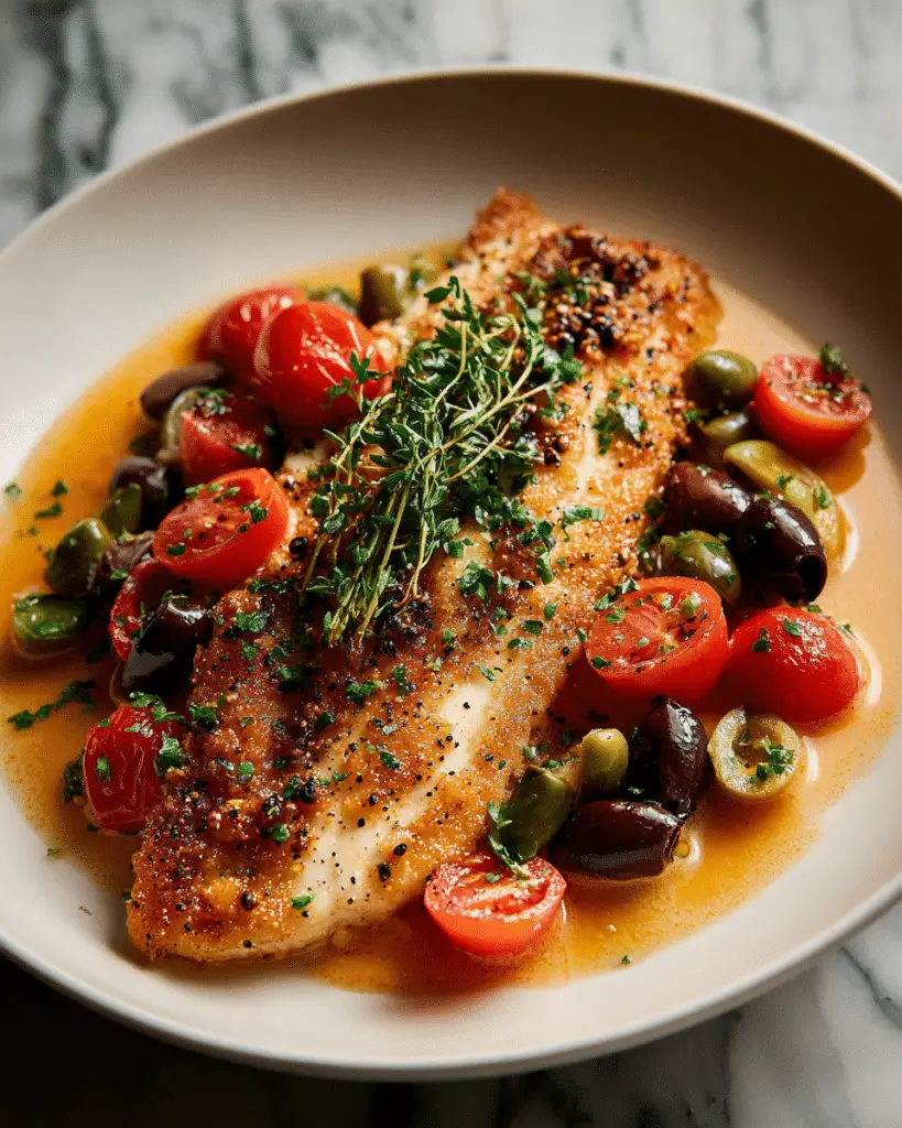 Flavorful Mediterranean Baked Fish Recipe
