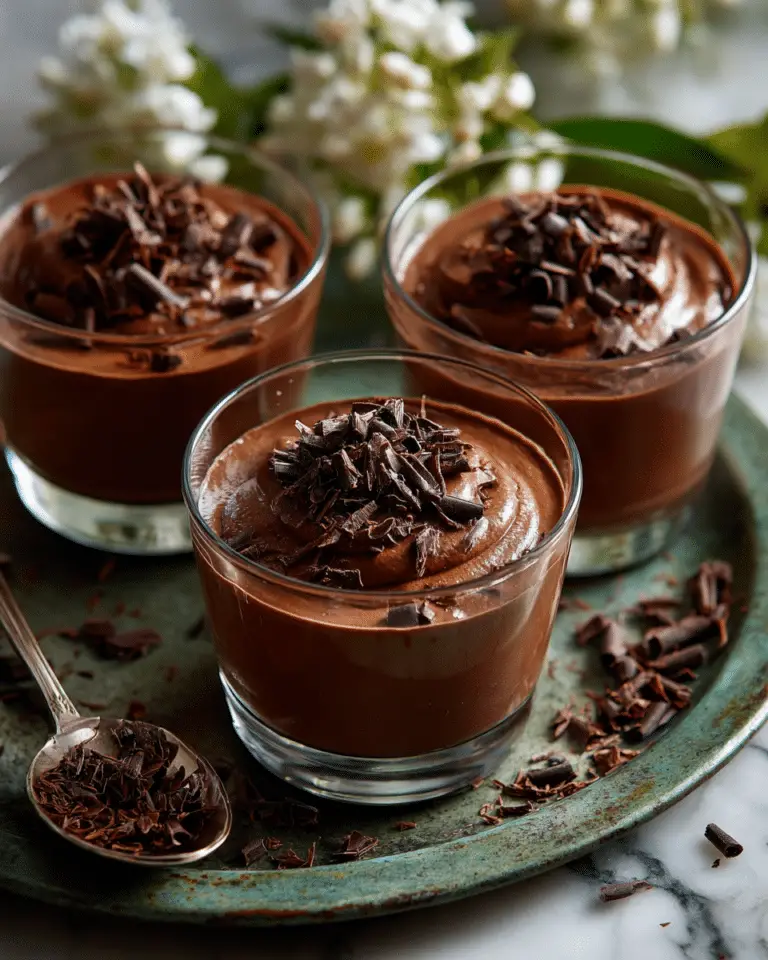 No Fuss Whipped Dark Chocolate Mousse Recipe