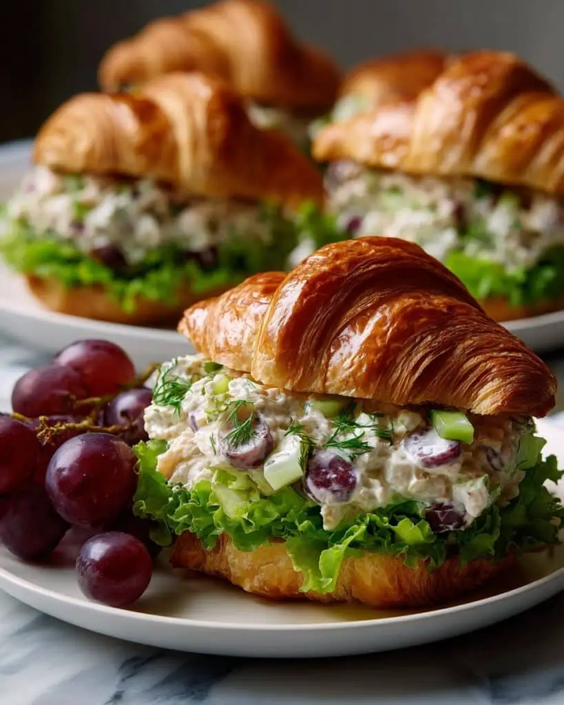 Best Chicken Salad Croissant Sandwiches Recipe