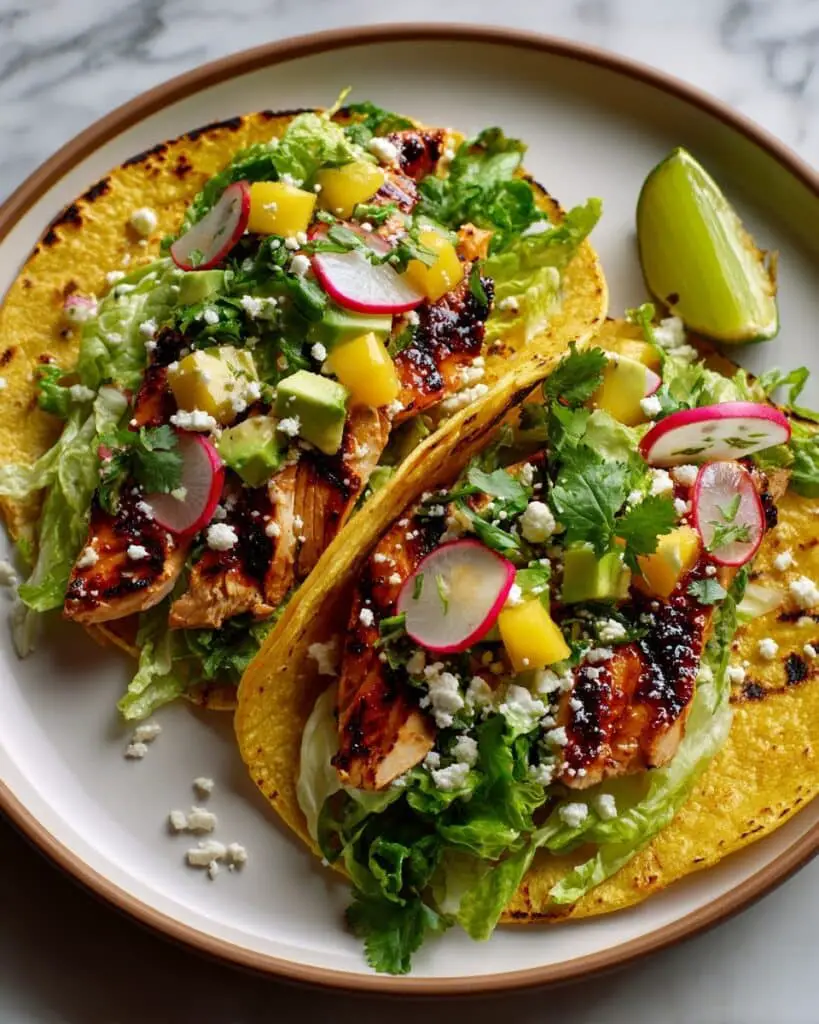 Grilled Chicken Tacos with Mango Salsa Recipe