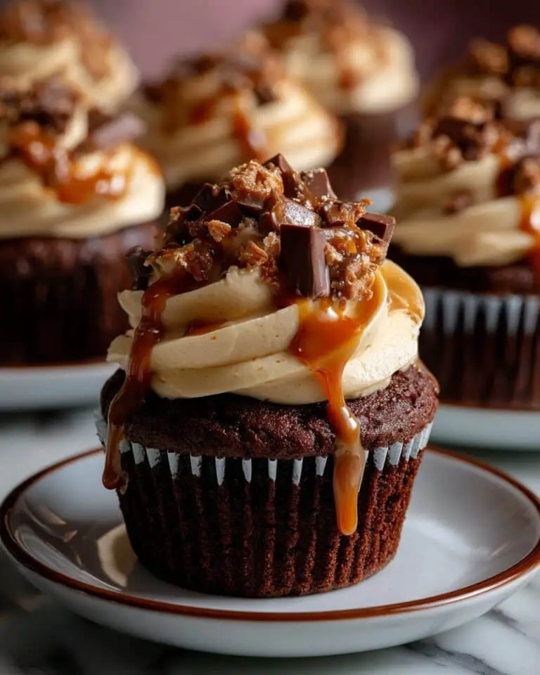 Ultimate Snickers Cupcakes Recipe