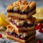 Lemon Blueberry Cobbler Bars Recipe