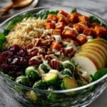 Harvest Quinoa Bowl with Creamy Tahini Dressing Recipe
