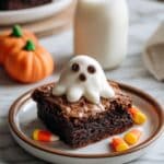 Ghost Brownies with Marshmallow Ghost Toppers Recipe