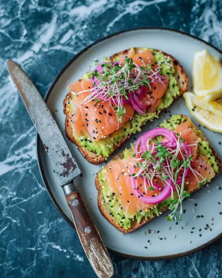 Smoked Salmon Avocado Toast Recipe