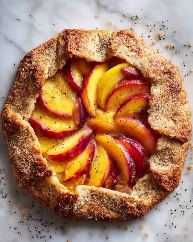 Peach-Frangipane Galette Recipe