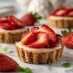 Vegan Strawberry Rose Tarts Recipe