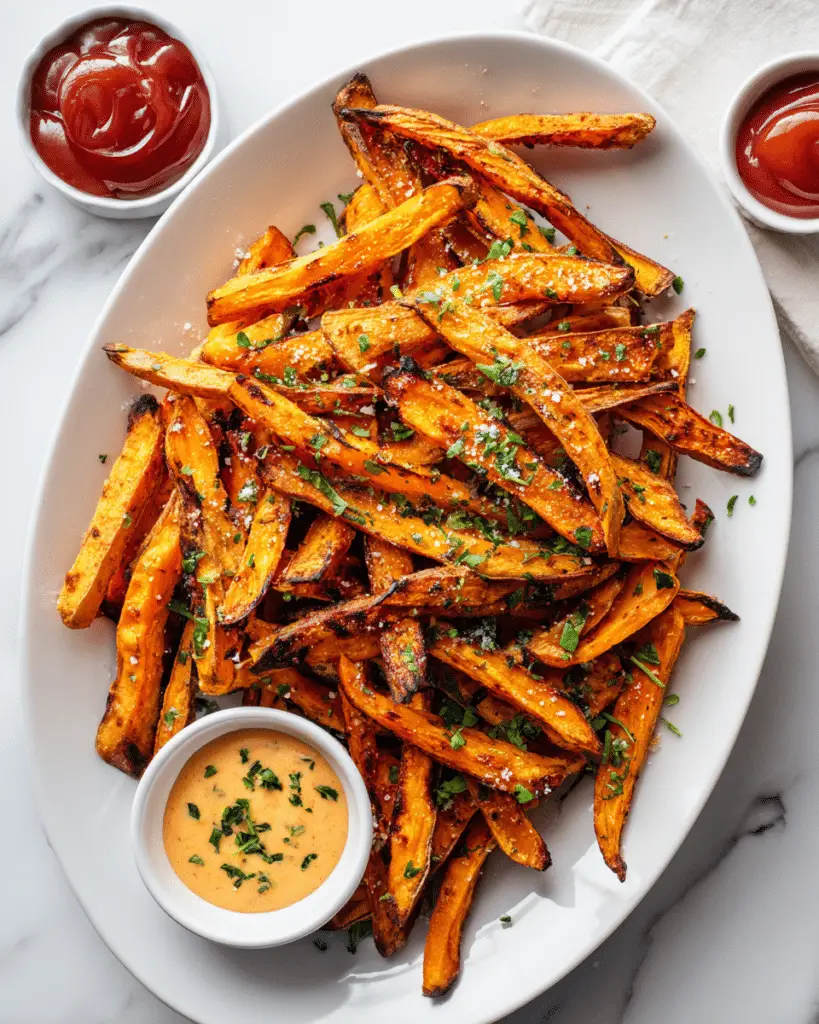 Crispy Baked Sweet Potato Fries Recipe